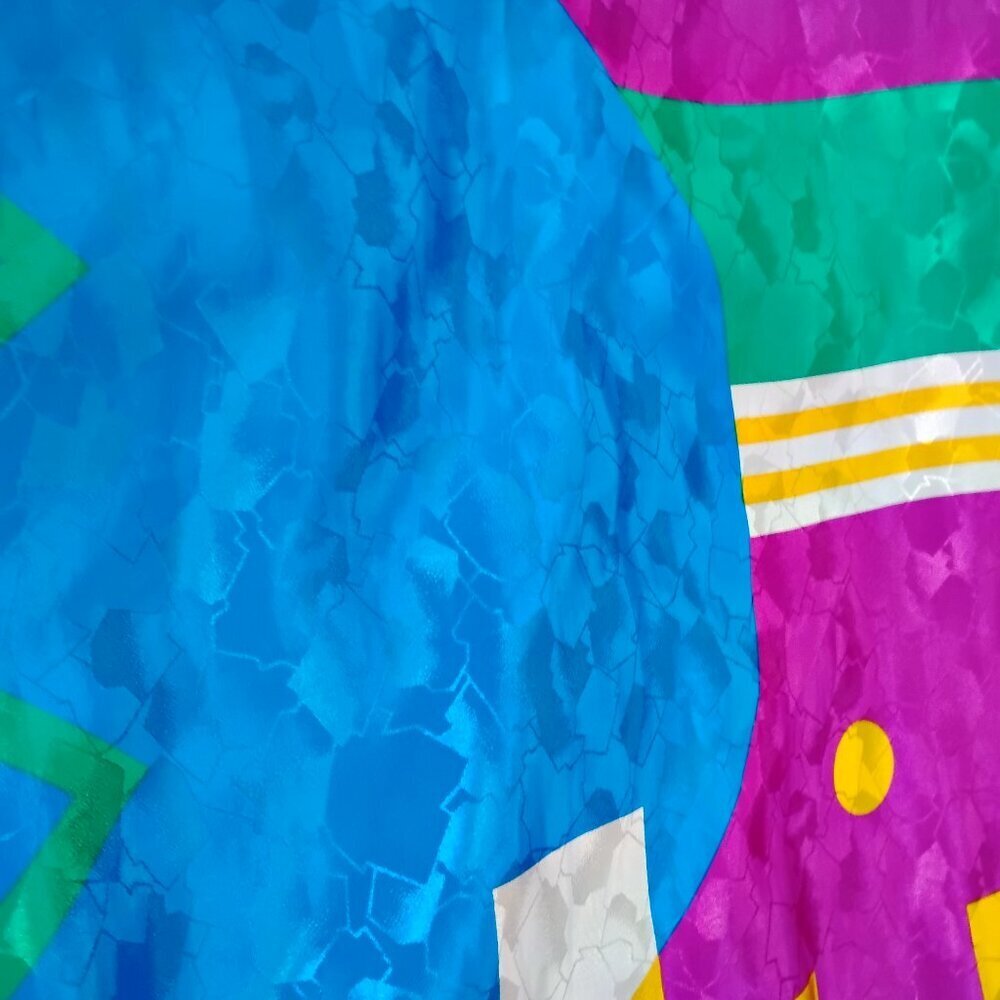 Vintage Jordana MCM Color Block Bomber Jacket - Picture 8 of 8